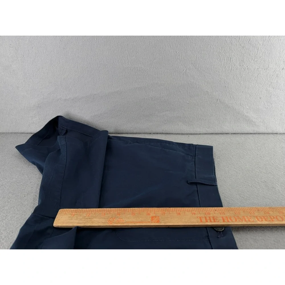Banana Republic Chino Core Temp Shorts Mens‎ 33 Navy Bermuda Minimalist Preppy